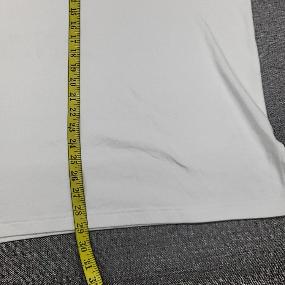 Liz and Me 女式时尚现代刺绣上衣 4X 大码白色衬衫 — 第 3/4 张图片