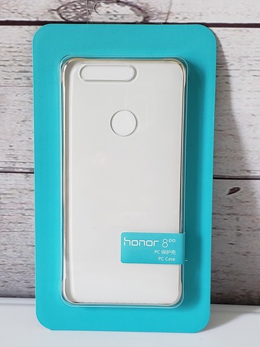 Huawei Cell Phone Case 8 Hard TPU Edges - Silver/White - Brand New 6901443123322 | eBay