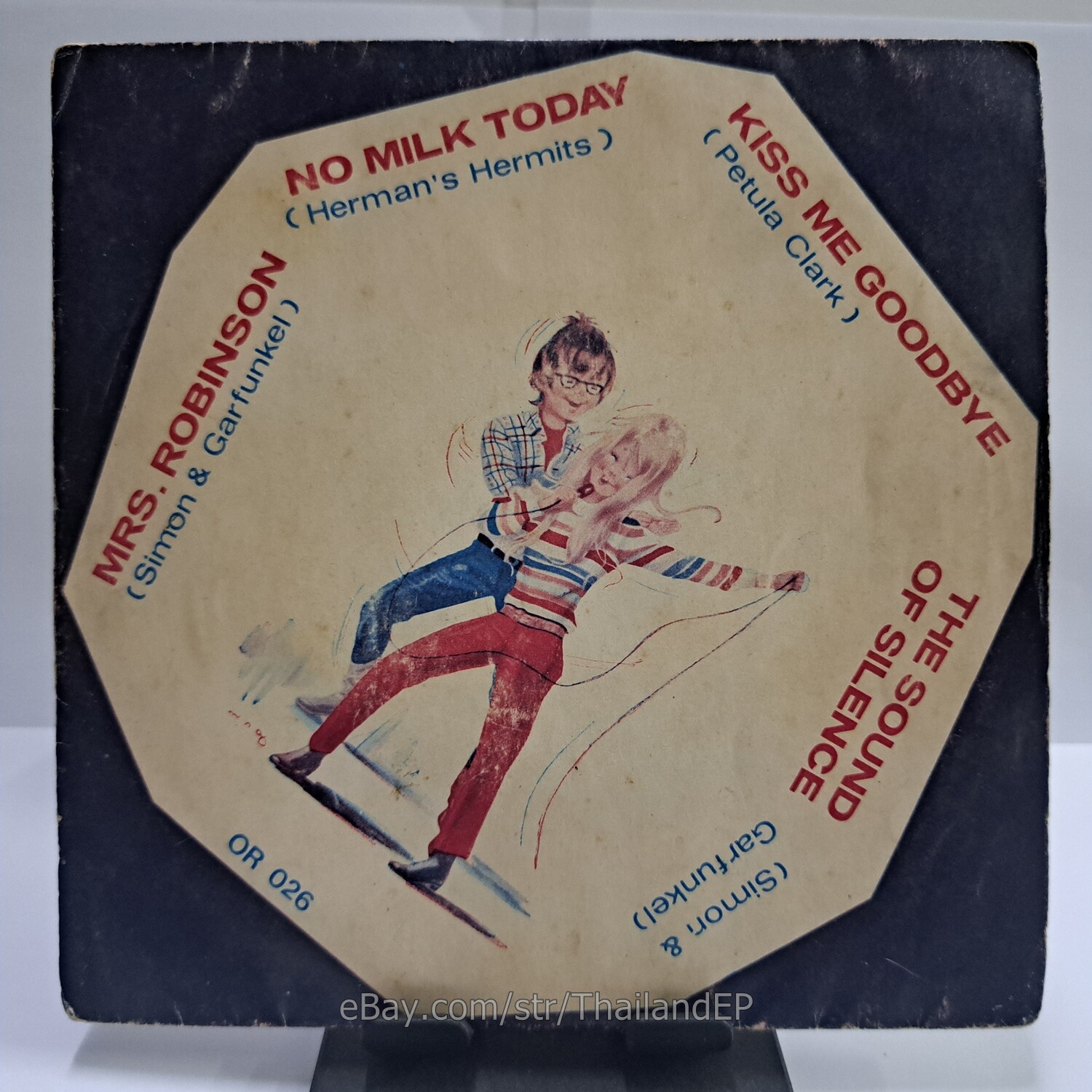 SIMON & GARFUNKEL /PATULA CLARK / HERMAN'S HERMITS THAILAND EP 45 THAI