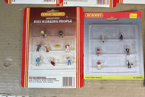 HORNBY R560 R562 R563 R564 R573 R767 CITY FARM TOWN WORKING PEOPLE FIGURES og - Picture 6 of 6