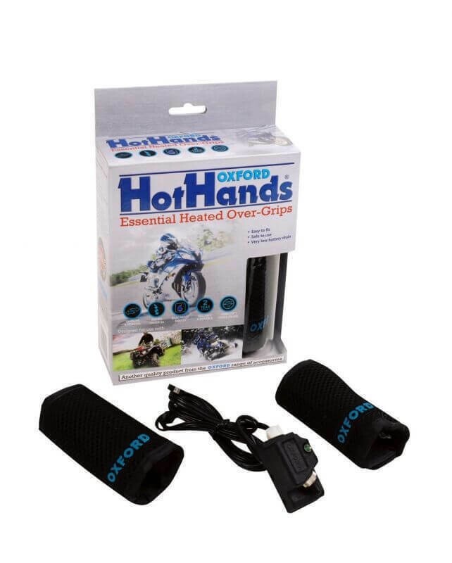 Rouler sans avoir froid aux mains avec les surpoignées chauffantes moto Oxford Hothands OF694
