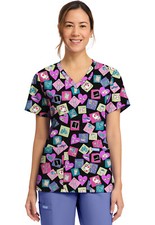 Health-abet Cherokee Scrubs V Neck Top CK856 HTHB