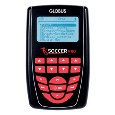 Globus Elettrostimolatore professionale Soccer Pro Massaggiatore 4 Canali Nero/R