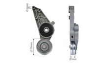 NTY Riemenspanner Keilrippenriemen FÜR Audi A4 91-01 A6 95-05 Skoda Superb