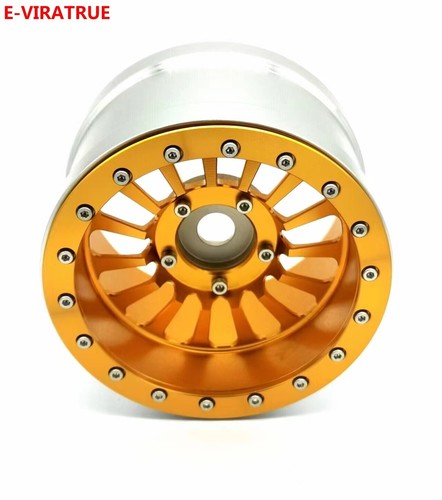 E-VIRATRUE 3.8''Alu Wheel Fits MICKEY THOMPSON For TRAXXAS SLEDGE 1/8 1pcs - Picture 2 of 7