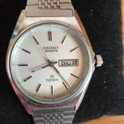 Orient 1T589607-80 CA Armbanduhr Uhr Datum - läuft