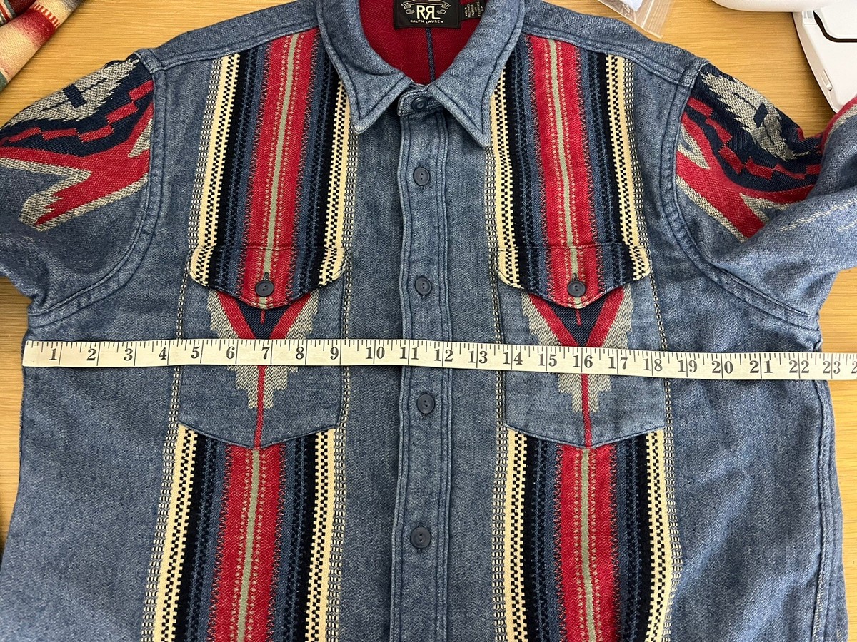 【新品未使用】RRL French Terry Shirt Jacket RRL Double RL French Terry Shirt Jacket Ralph Lauren Native