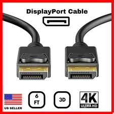 DisplayPort to Display Port Cable Male to Male For Gaming Monitor Graphics card