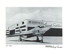 F3H-1 Demon Jet Fighter 1950s Brochure Print McDonnell Aircraft Corp Flyer *P32b