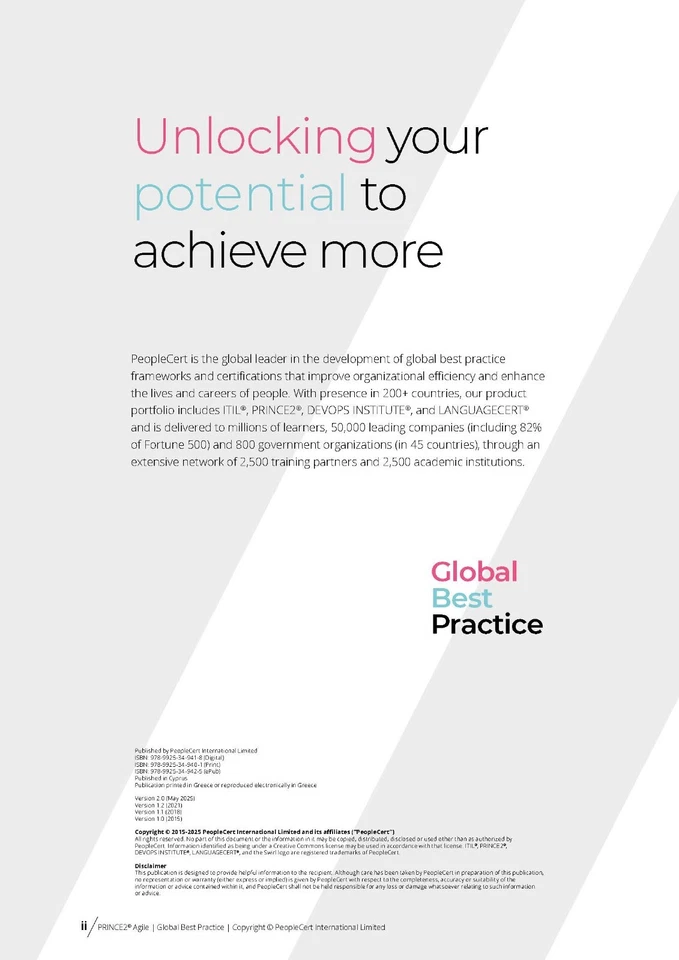 PRINCE2® Agile (Version 2) Official Book - Image 2 of 3