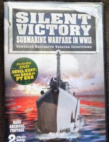 Silent Victory: Submarine Warfare in WWII 2 DVD lot - Photo 1/3