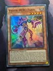 Vision HERO Faris RA01-EN004 Super Rare 1st Edition YuGiOh TCG Card