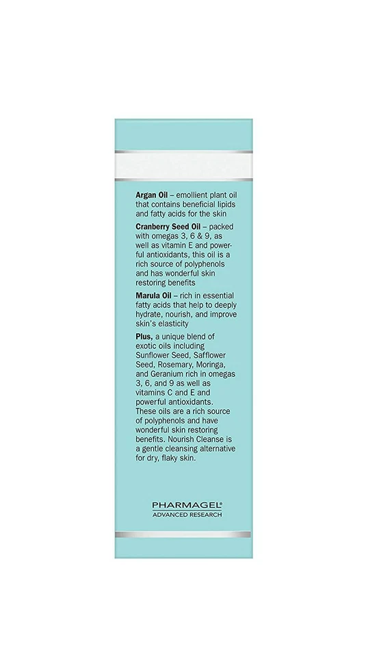 Limpiador facial hidratante Pharmagel Nourish Cleanse - 3,7 fl. oz 110 ml Foto 3 de 4