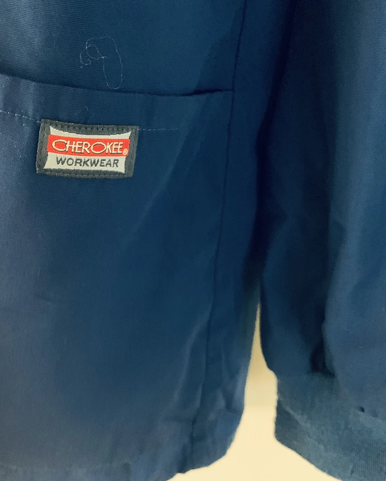 Cherokee scrub jacket Blue Size Small Good Condition Clearance Sale - Image 3 of 4