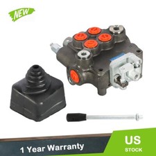 21GPM 2 Spool Hydraulic Directional Control Valve for Tractor Loader w/Joystick