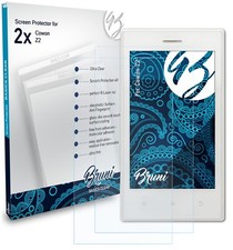 Bruni 2x Écran protecteur pour Cowon Z2 Protecteur d'écran Protection d'écran