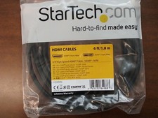 StarTech 6ft HDMI Cable 4K High Speed HDMI Cable with Ethernet 1.8m Male to Male