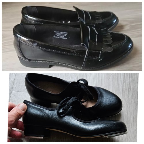 BLOCH Timestep Tap Shoes Dance Shoes Girls Kids Low 1" Heel Techno Taps