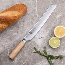 Kai Shun Classic BLONDE Bread Knife 8.86in 225mm DM3705 Damascus knife