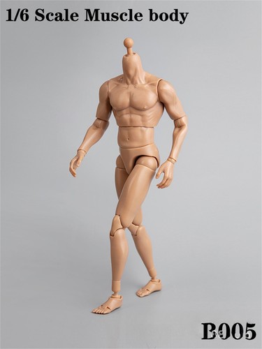 B005 Muscular Body 1/6 Plus Flexible Man Action Figure Doll - Picture 11 of 11