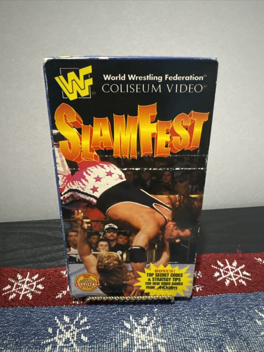 WWF Slamfest 1995 VHS Coliseum Video Wrestling Bret Hart Shawn