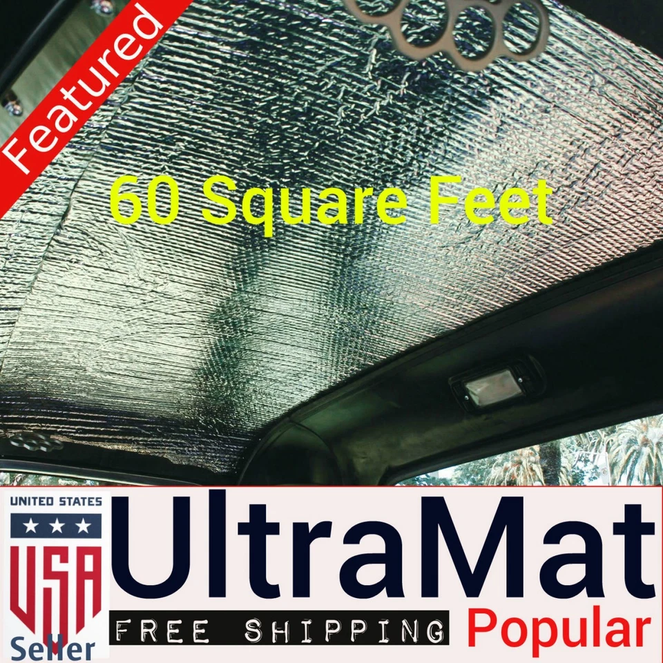 Все 2 двери 60 кв. футов UltraMat тепла и звука барьер 60 12 x 12 плитки xl - Изображение 2 из 4