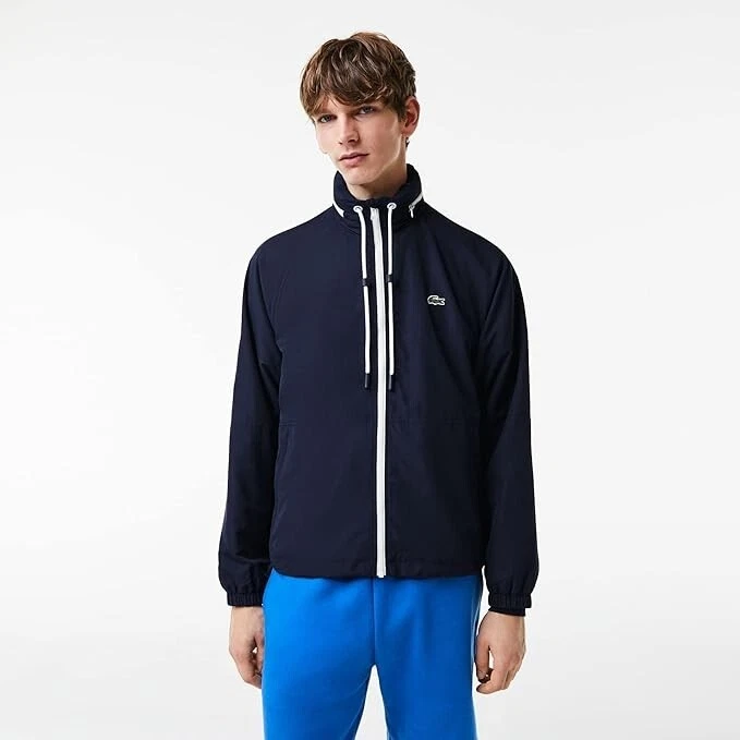 Lacoste Jacket Mens Blue Water Repellent Coat Size M L XL BH0540 Windbreaker
Opens in a new window o