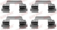 Quick Brake 109-1648 ZubehöRsatz, Scheibenbremsbelag FüR Renault