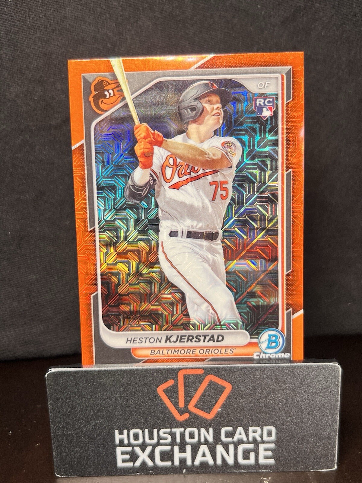 2024 BOWMAN CHROME /25 HESTON KJERSTAD ROOKIE TRUE Orange #44