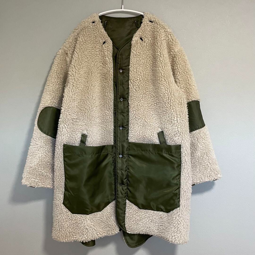 ENGINEERED GARMENTS Liner Jacket Olive 100% Polyester Size S ENGINEERED GARMENTS Liner Jacket Olive 100% Polyester Size S