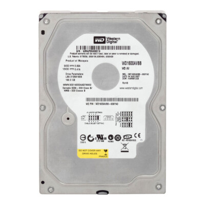 Western Digital 160 GB,Internal,7200 RPM,8.89 cm (3.5