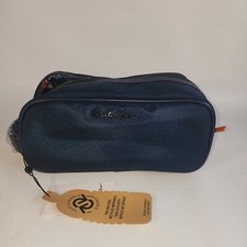 ROBERT GRAHAM HYDRUS MAX TOILETRY SHAVING DOPP TRAVEL BAG NAVY BLUE NWT MSRP $78
