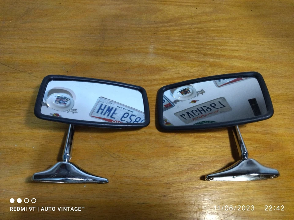 Espejos retrovisores FIAT 1100 1500 132 131 128 125 124 Alfa Romeo Lancia Ferrari Maserati Foto 4 de 4