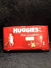 Huggies Little Snugglers Baby Diapers, Size 1, 33 count