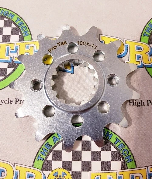 Piñón delantero Protek Kawasaki 520 paso 13T 14T 15T 16T 1988-1990 EL250 Chopper Foto 2 de 4