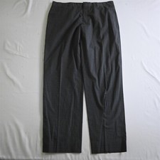 Vtg Polo Ralph Lauren 34x32 Gray Glenn Check Cotton 7J93 Blue Label Dress Pants