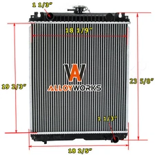 Radiator For Kubota Excavator KX121-3,KX121-3S,KX121-3SCA U45-3 RD411-42300