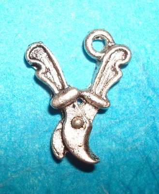 Garden Shears Charm Gardening Flower Garden Clippers Charm Scissors Charm Roses
