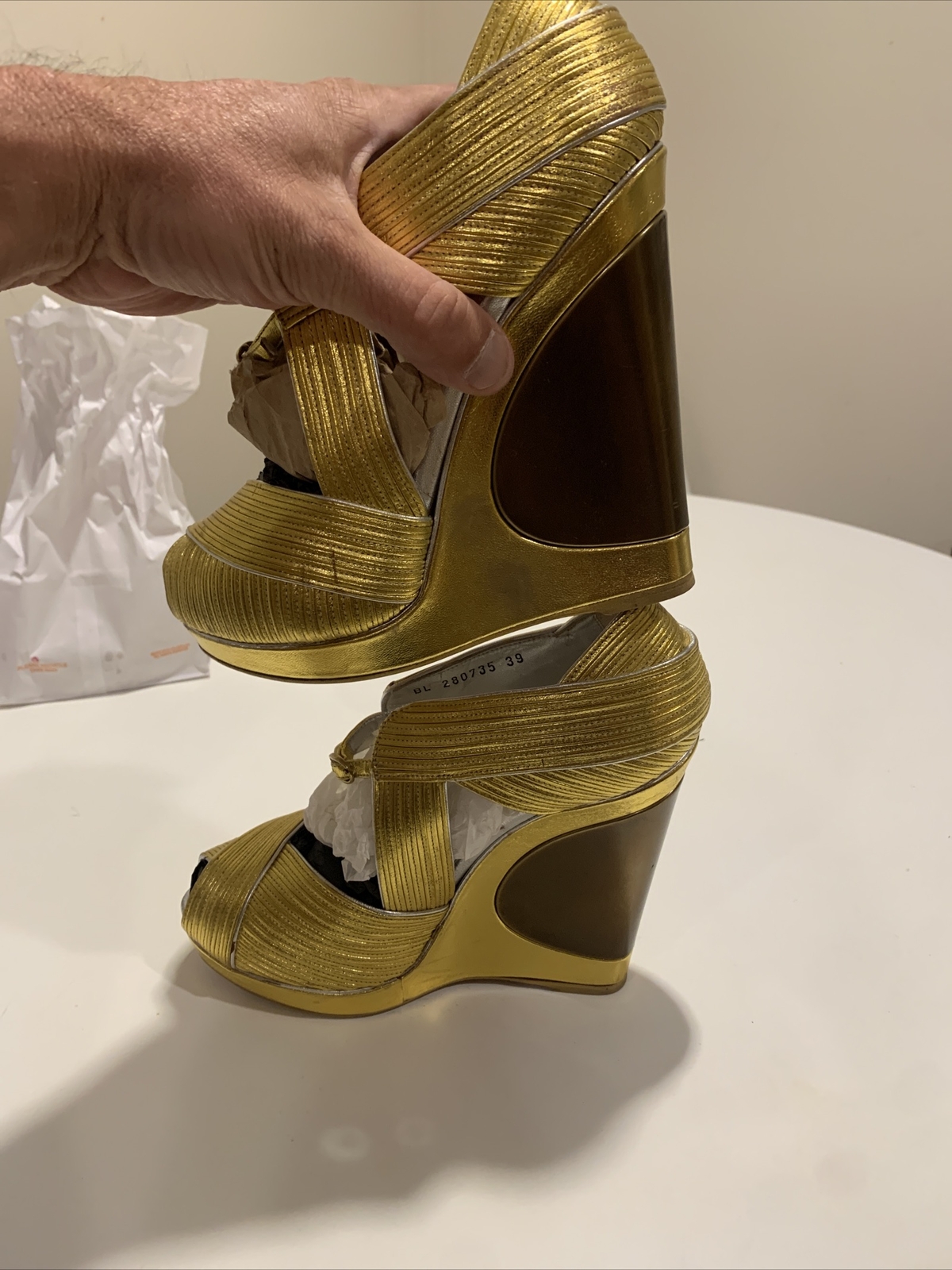 SAINT LAURENT zeppe ysl maggy