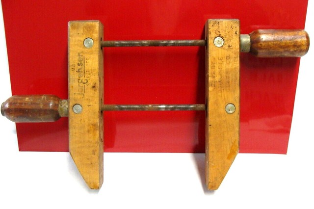 Vintage Jorgensen Adjustable 6 Open Hand Screw Wood 