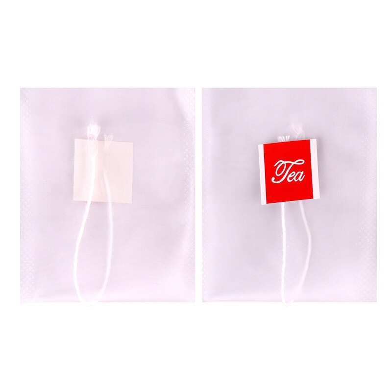 Sachet With String 4X(100Pcs Tea Bag Infuser with String Heal Seal 7 x 6cm Sachet ...