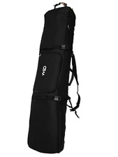 Fully Padded Travel black Ski Snowboard Bag with Wheels Wheeled WSD 150cm