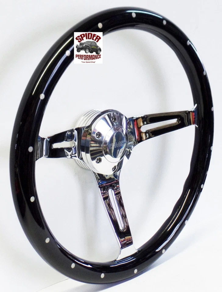Jimmy GMC Suburban GMC 1988-1994 C/K camioneta volante madera 15" Black Widow Foto 2 de 4