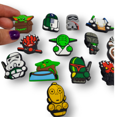 13 Star Wars Character Croc Charms | Shoe Accessories 