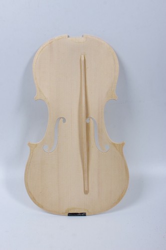 Unfinished Violin 4/4 Flame Maple Violin Spruce Hand made Not glue top for DIY - Picture 4 of 8