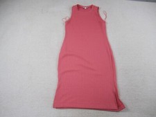 Nine West Dress Womens Large Pink Sleeveless Polyester Rayon Spandex Casual Tank