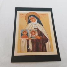 St. Therese of Lixieux Postcard 1873-1897 Centenary Birth into Eternal Life 1997