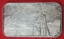 FMC Paradise Peak Dedication June 28, 1986 1 oz Fine Silver Bar #1303