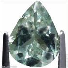 1.50 Ct Natural Aquamarine Gemstone Blue Green Color Pear Cut — photo 4