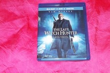 🌈 The Last Witch Hunter Blu-ray + DVD + Digital HD 2 Disc Set Vin Diesel HORROR